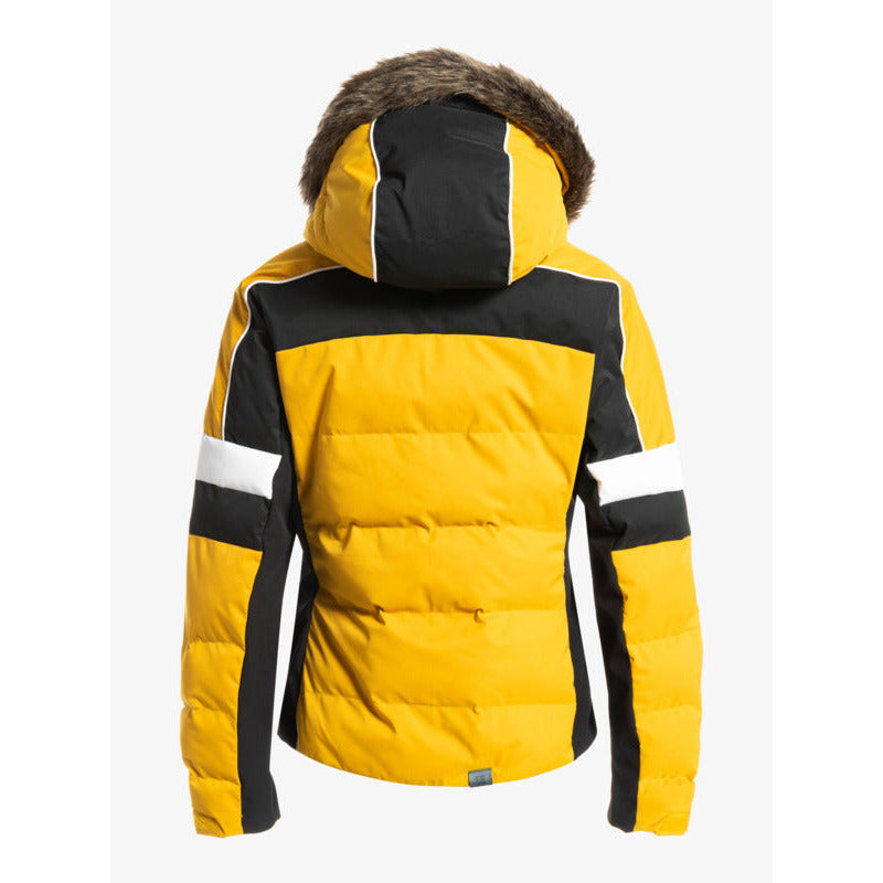 ROXY SNOW BLIZZARD INSULATED SKI/SNOWBOAR JACKET - HONEY