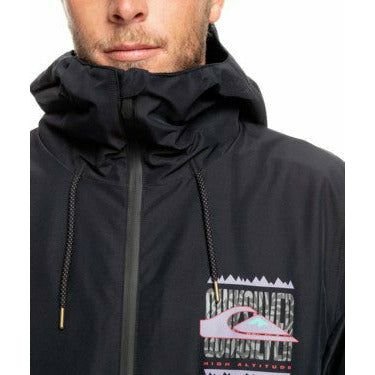 QUIKSILVER HIGH IN THE HOOD WINTERJAS - TRUE BLACK