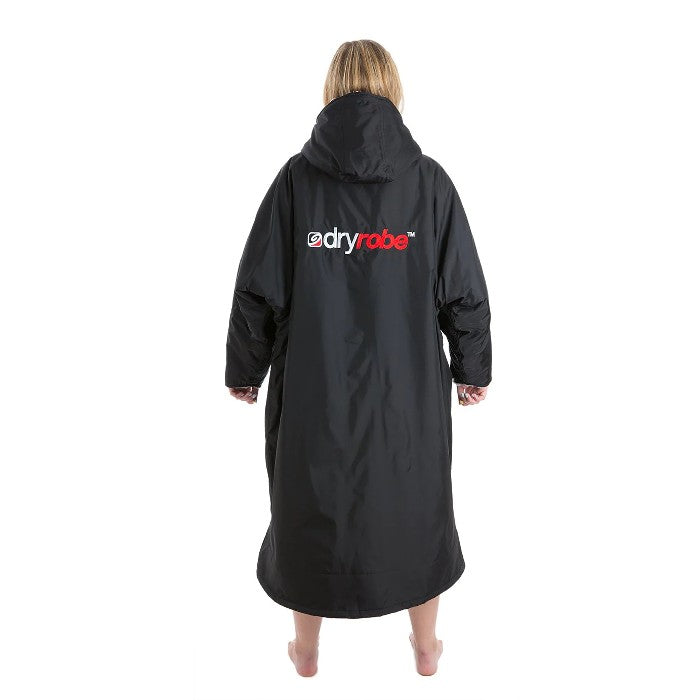 DRYROBE ADVANCE LONG SLEEVE STRANDPONCHO - BLACK GREY