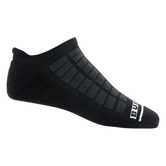 BURTON LIGHTWEIGHT NO-SHOW (SNEAKER) SOCKS - TRUE BLACK