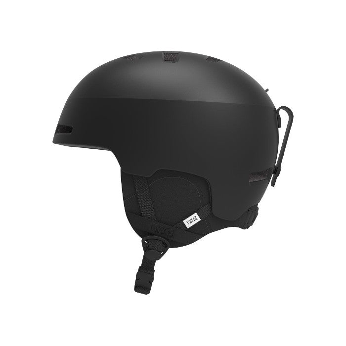 TSG TWEAK SOLID COLOR SKI/SNOWBOARD HELMET - SATIN BLACK