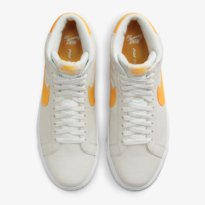 NIKE SB ZOOM BLAZER MID SCHUHE – SUMMIT WHITE/SUMMIT WHITE/WHITE/LASER ORANGE