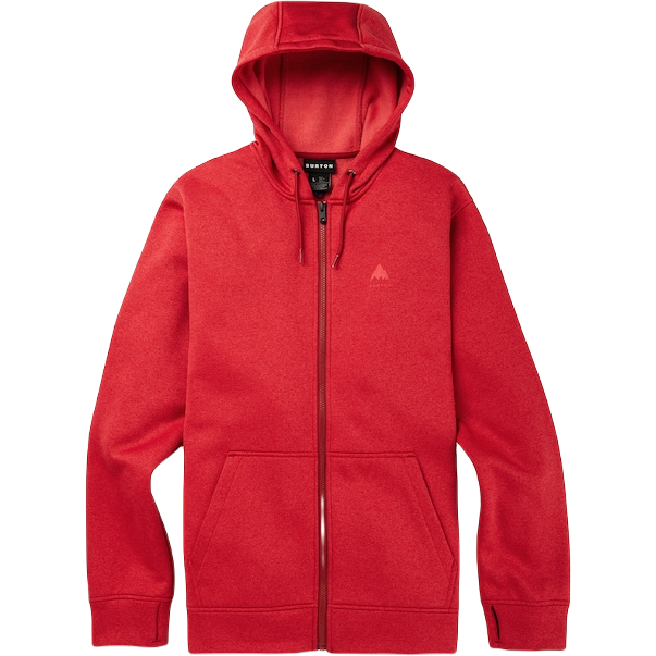 BURTON OAK FULL-ZIP VEST - SUN DRIED TOMATO HEATHER