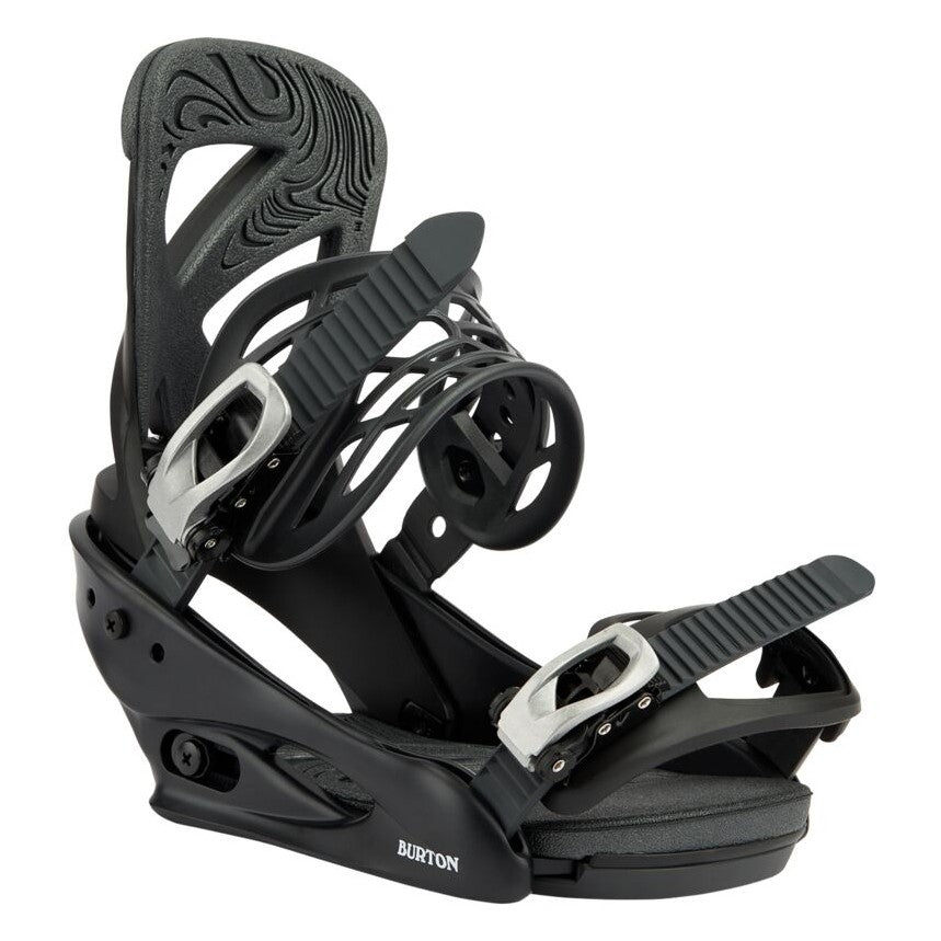 BURTON WOMEN'S SCRIBE RE:FLEX SNOWBOARD BINDINGS - BLACK