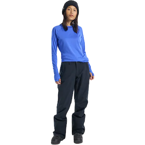 BURTON WOMEN'S SOCIETY SNOWBOARD PANTS - TRUE BLACK