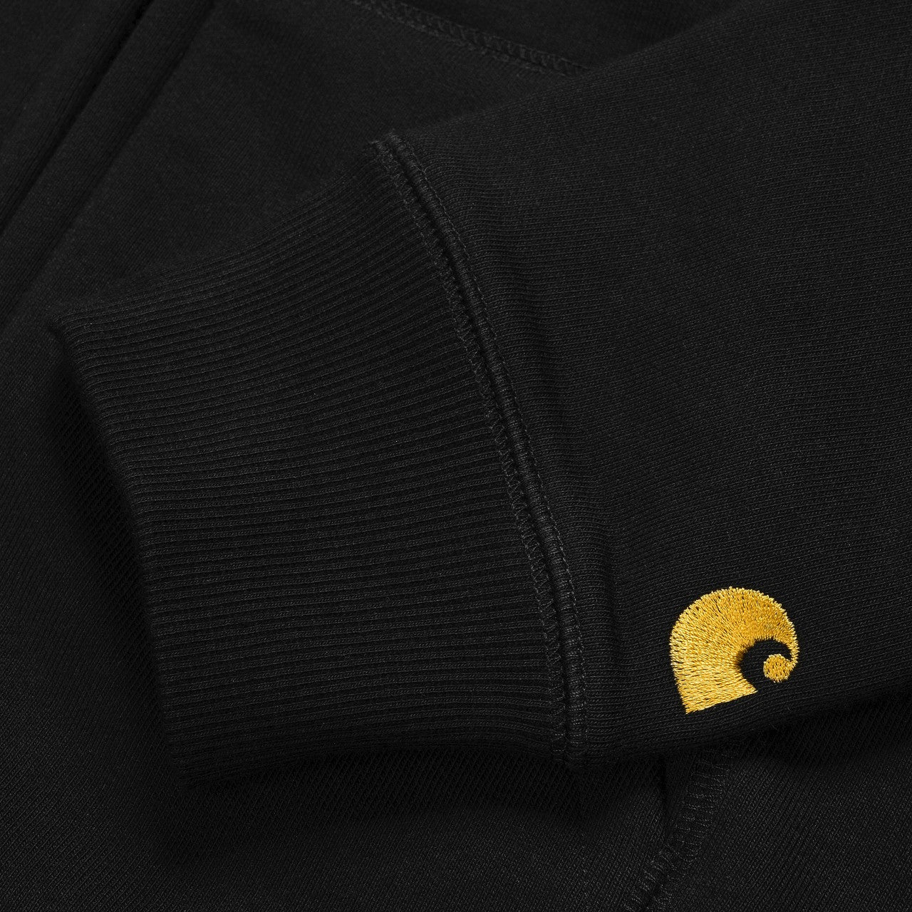 CARHARTT WIP HOODED CHASE WESTE – SCHWARZ/GOLD