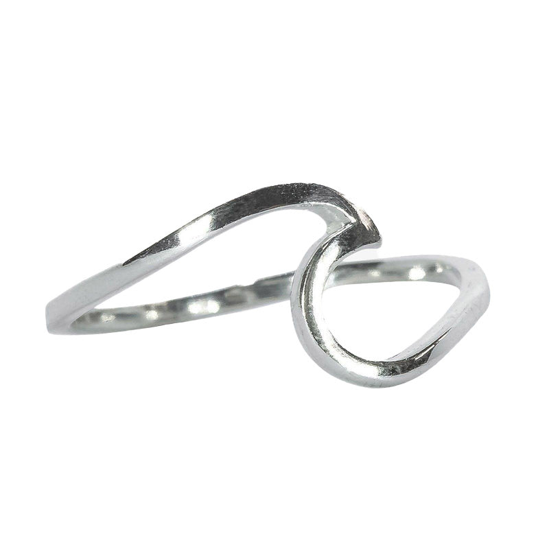 PURA VIDA WAVE RING - SILVER