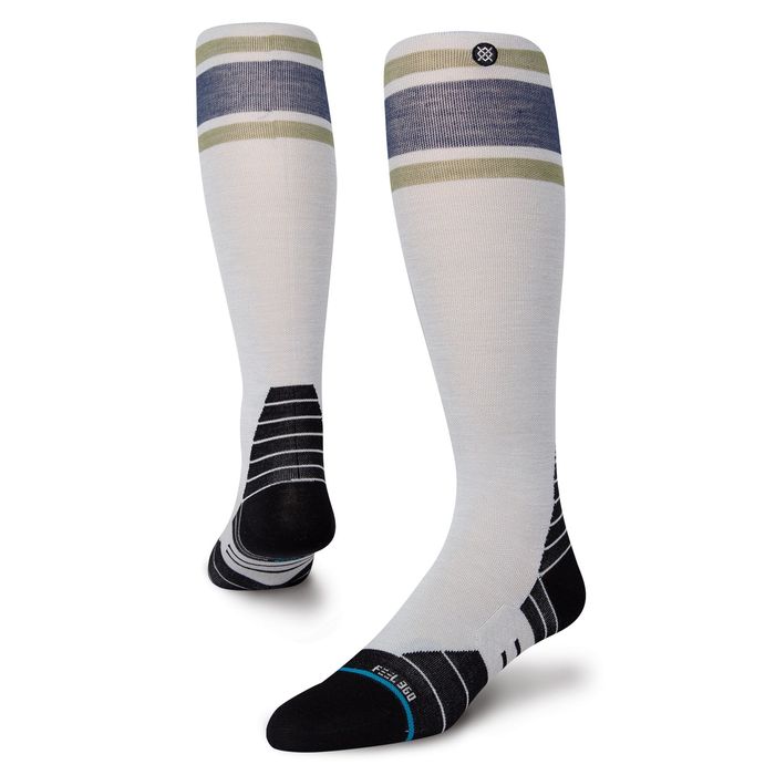 STANCE BOYD WOOL ULTRA OVER THE CALF WINTER SOCKS – HEATHER GREY