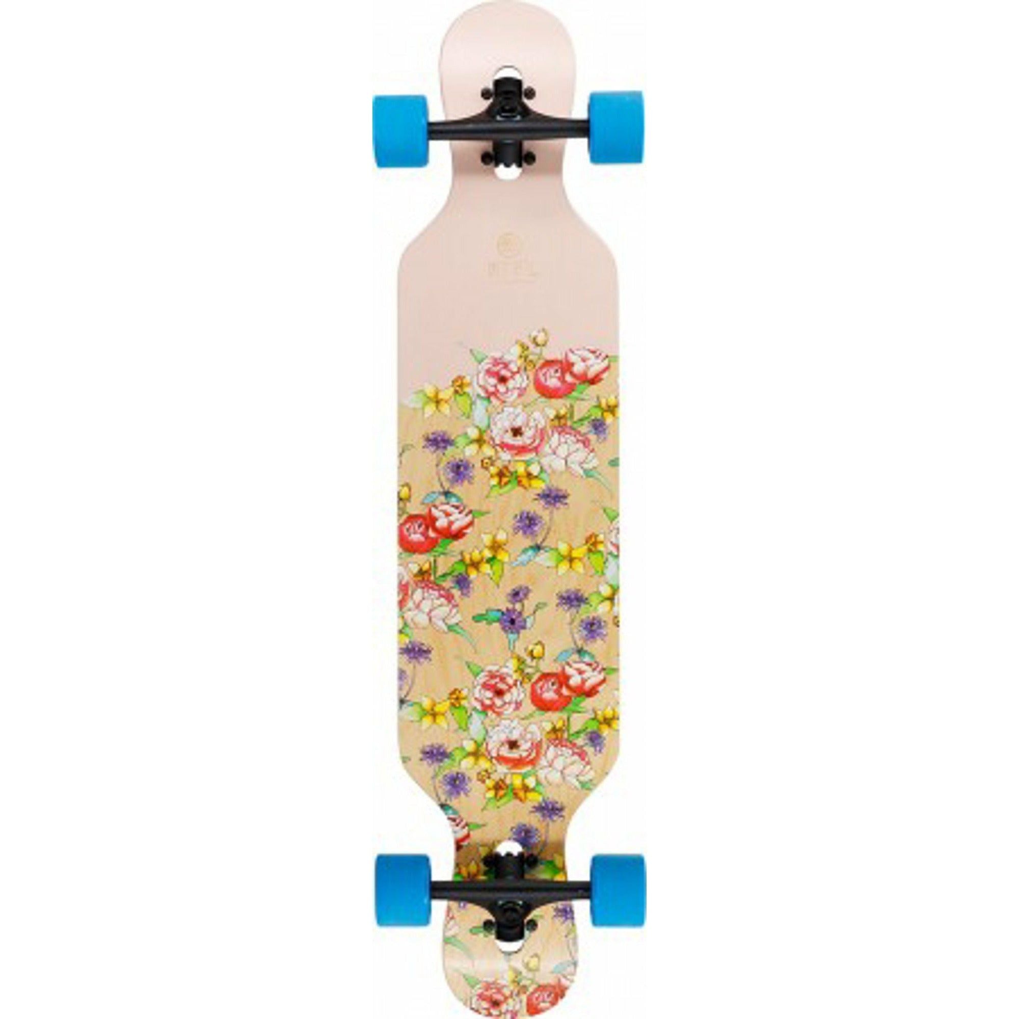 BTFL FLORA 8,5" x 39" DROPTHROUGH CRUISER LONGBOARD KOMPLETT