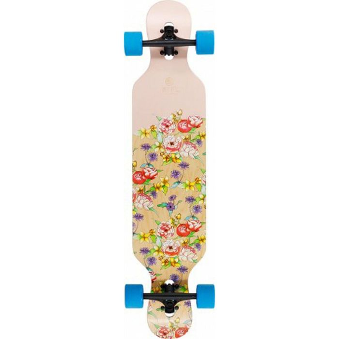 BTFL FLORA 8.5" x 39" DROPTHROUGH CRUISER LONGBOARD COMPLETE