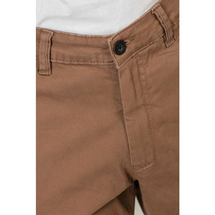 REELL FLEX GRIP CHINO KORTE BROEK - BROWN