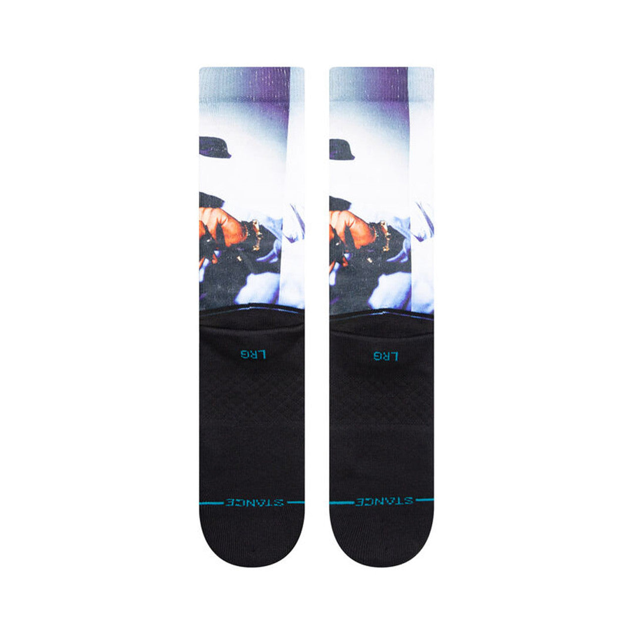 STANCE MAKAVELI CREW SOCKS - BLACK