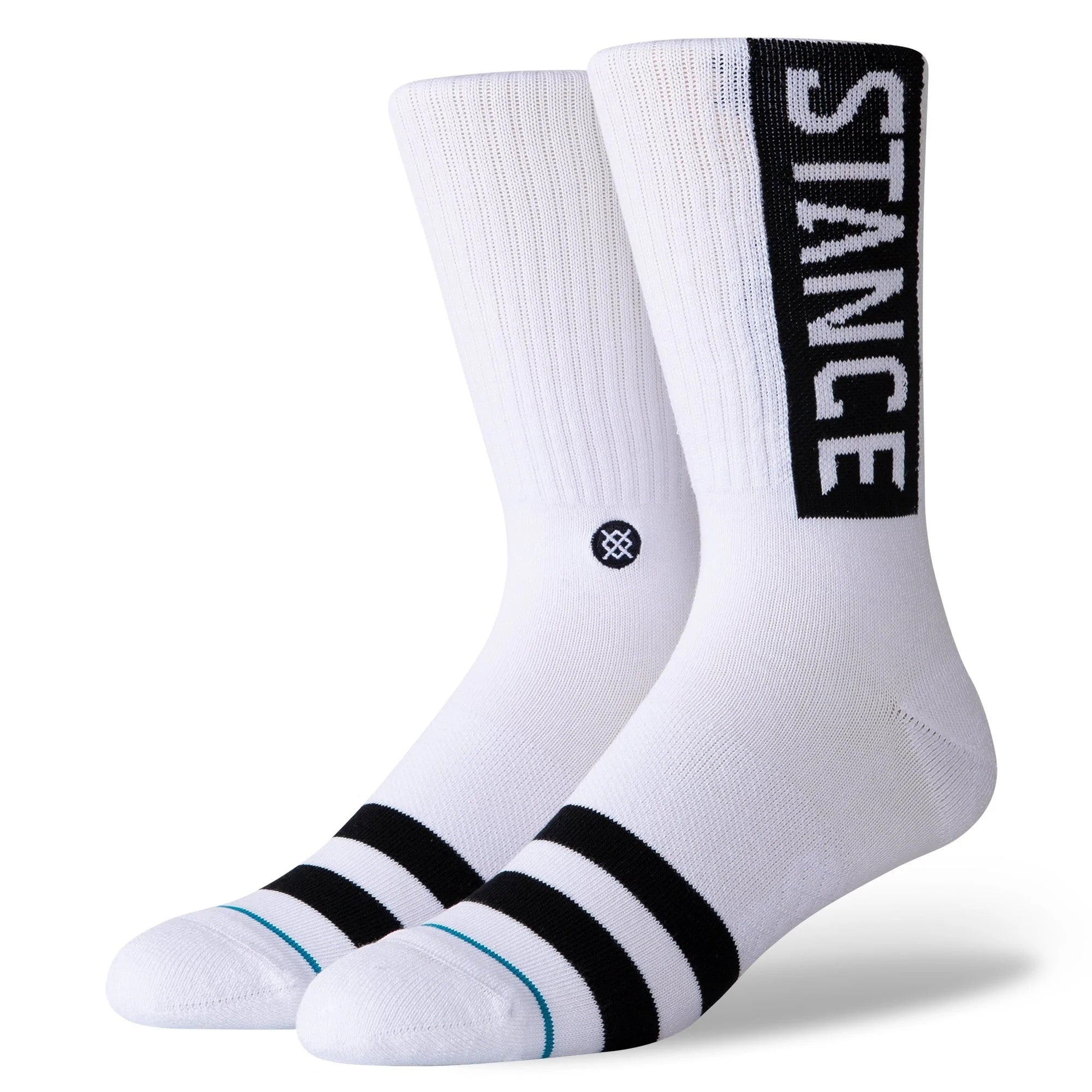 STANCE OG CREW SOKKEN - WHITE