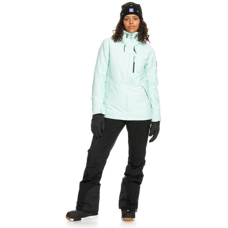 ROXY PRESENCE INSULATED SKI/SNOWBOARD JACKET - FAIR AQUA