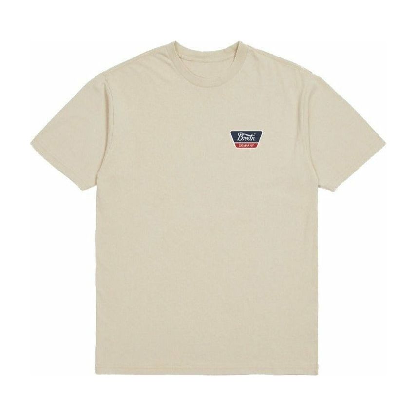 BRIXTON LINWOOD KURZARM-T-SHIRT – CREME