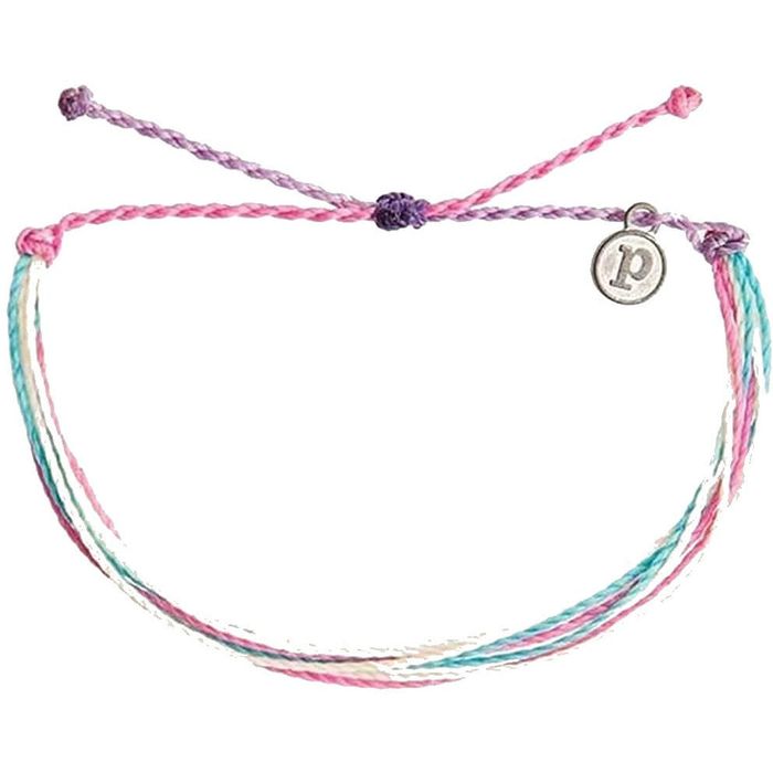 PURA VIDA gedämpftes Original-Armband – Rosenquarz