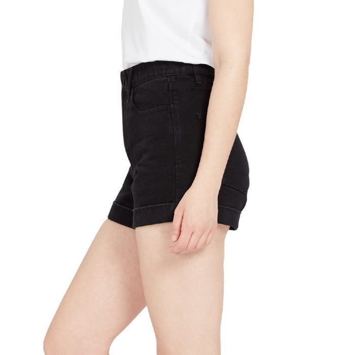 VOLCOM WEELLOW DENIM SHORT - BLACK