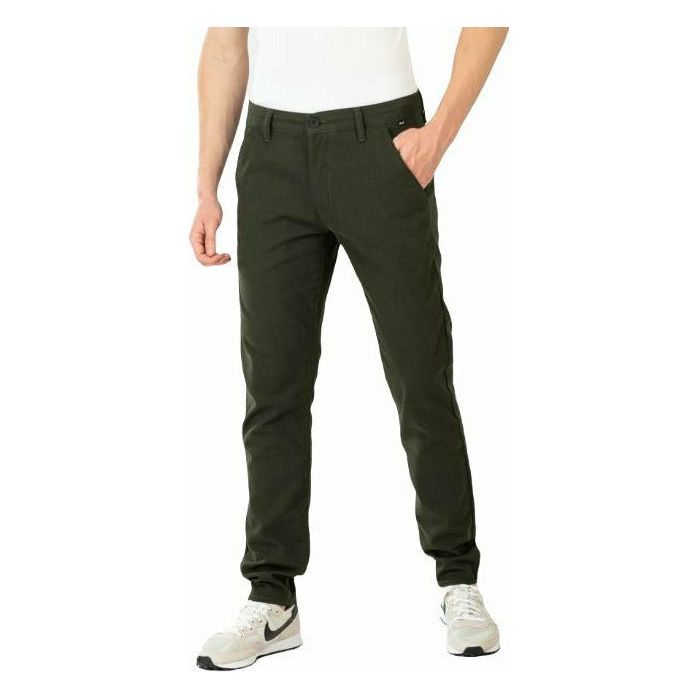 REELL SUPERIOR FLEX CHINO TROUSERS - DIAMOND OLIVE