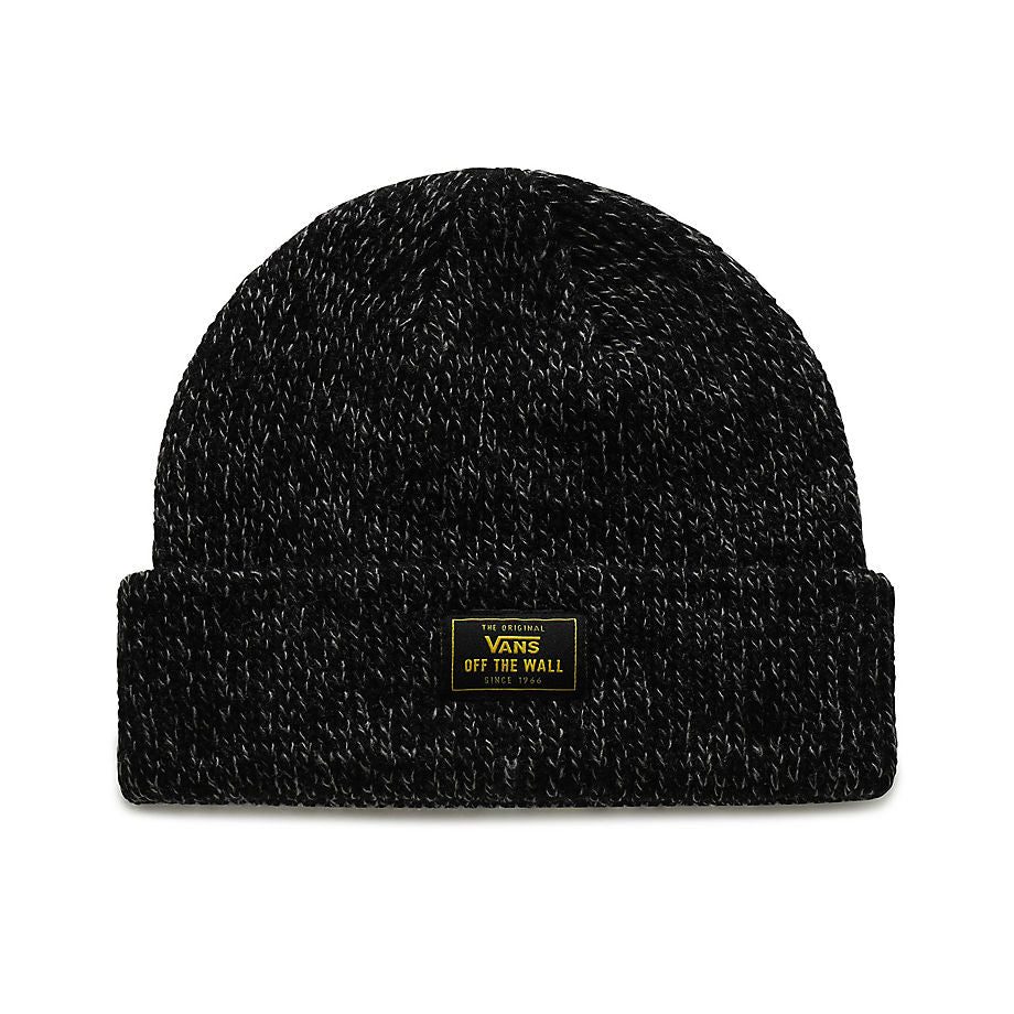 VANS BRUCKNER CUFF BEANIE - BLACK HEATHER