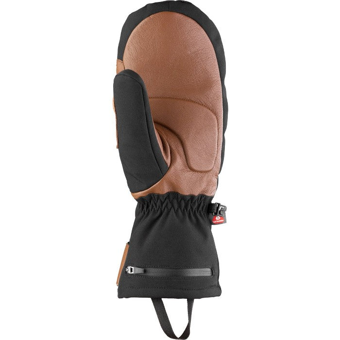 HEATX BEHEIZTE OUTDOOR (WINTERSPORT)-FÄUSTLINGE – SCHWARZ/BRAUN