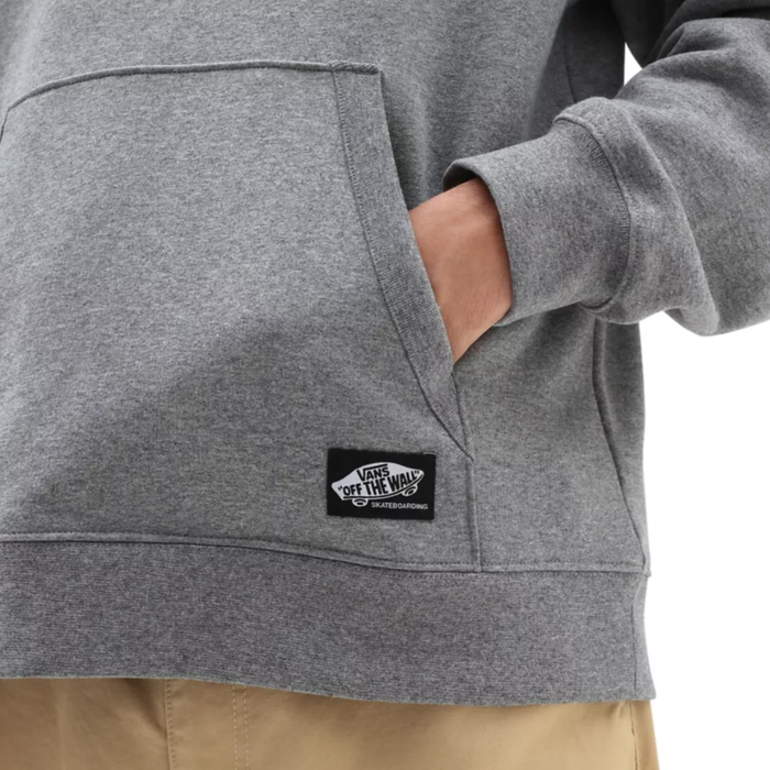 VANS SKATE CLASSICS PATCH PULLOVER HOODIE - CEMENT