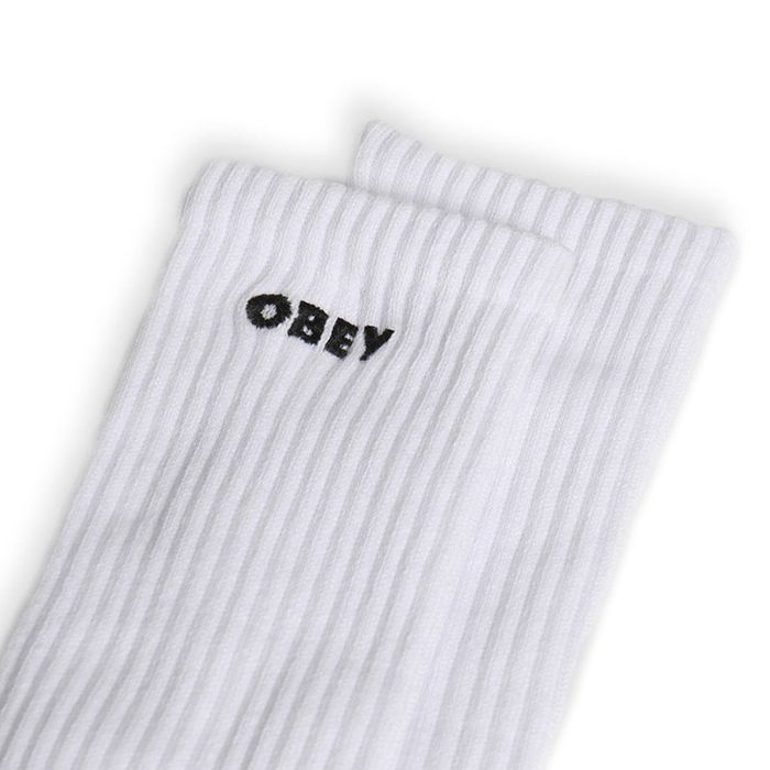 OBEY BOLD SOCKS - WHITE