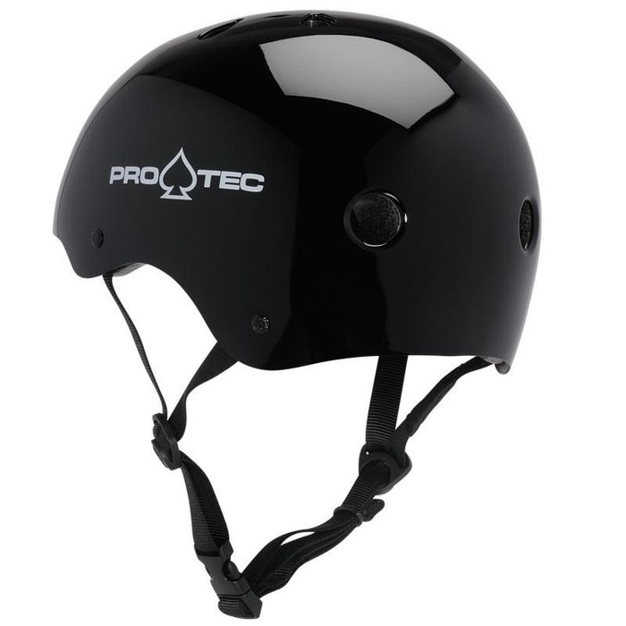 PRO-TEC HELM CLASSIC ZERTIFIZIERT – SCHWARZGLÄNZEND