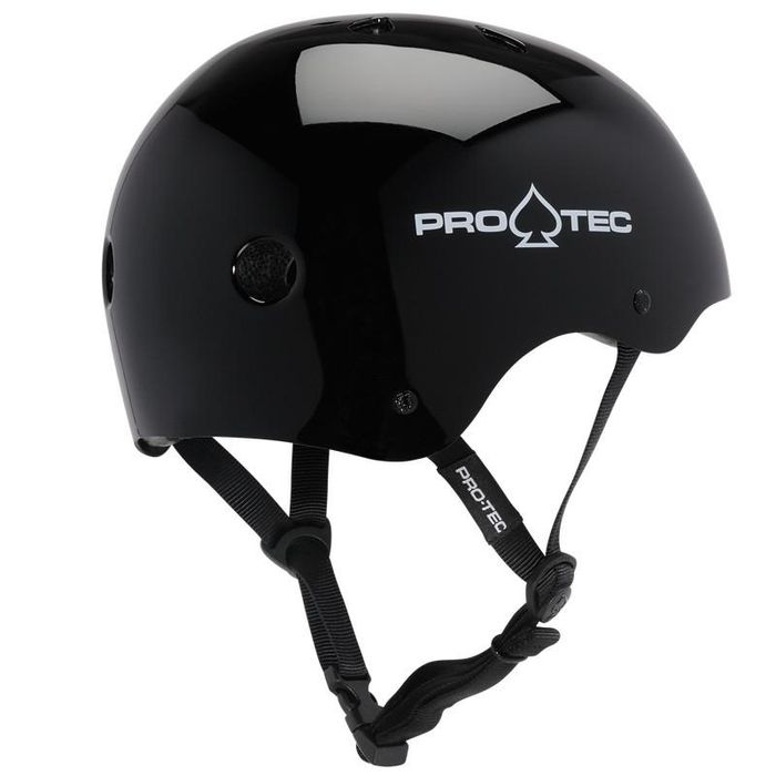 PRO-TEC HELM CLASSIC ZERTIFIZIERT – SCHWARZGLÄNZEND