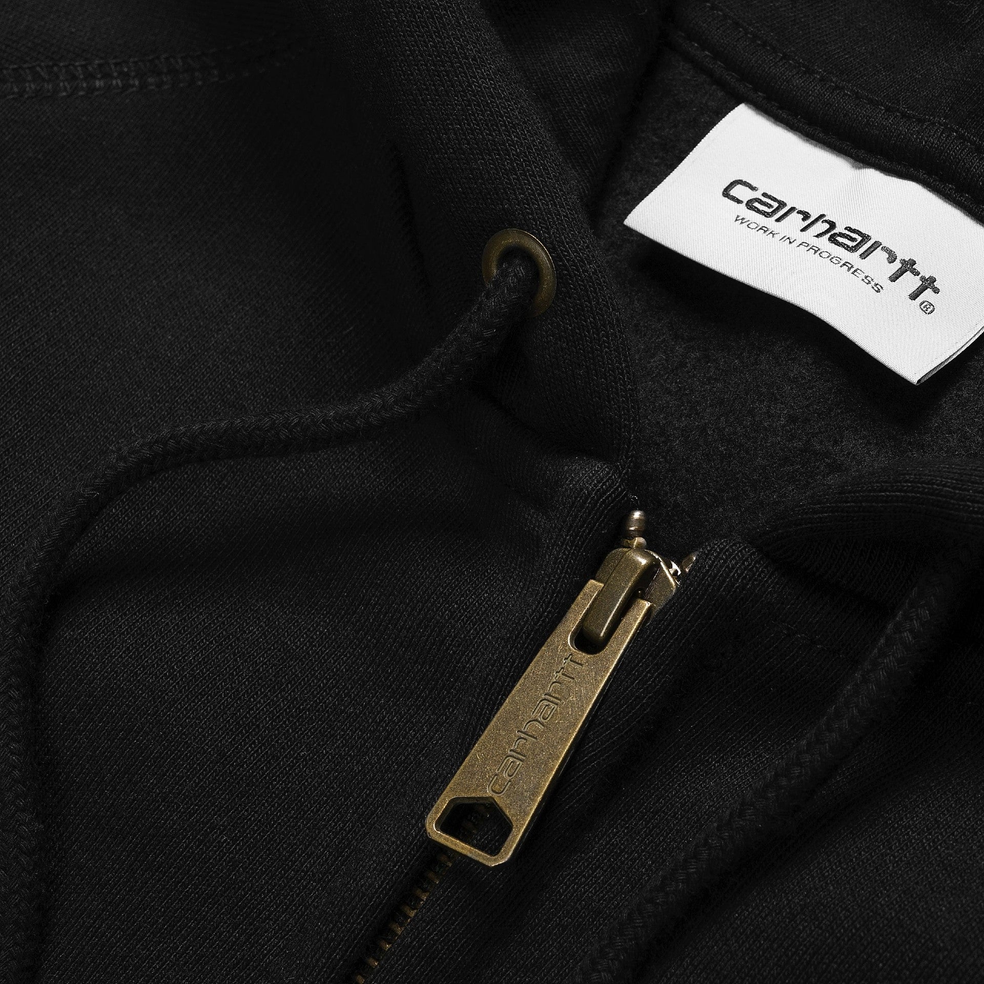 CARHARTT WIP HOODED CHASE WESTE – SCHWARZ/GOLD