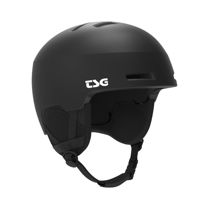 TSG TWEAK SOLID COLOR SKI/SNOWBOARD HELM - SATIN BLACK