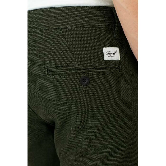 REELL SUPERIOR FLEX CHINOHOSE – DIAMOND OLIVE