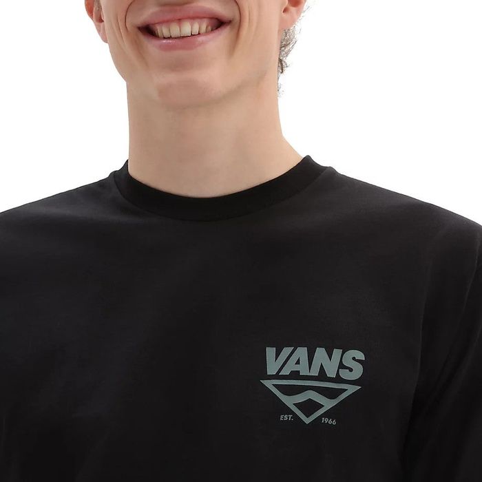 VANS SHAPER TYPE SHORT SLEEVE T-SHIRT - BLACK