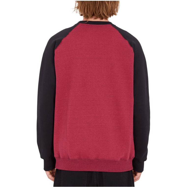 VOLCOM HOMAK CREW SWEATER - PLUM