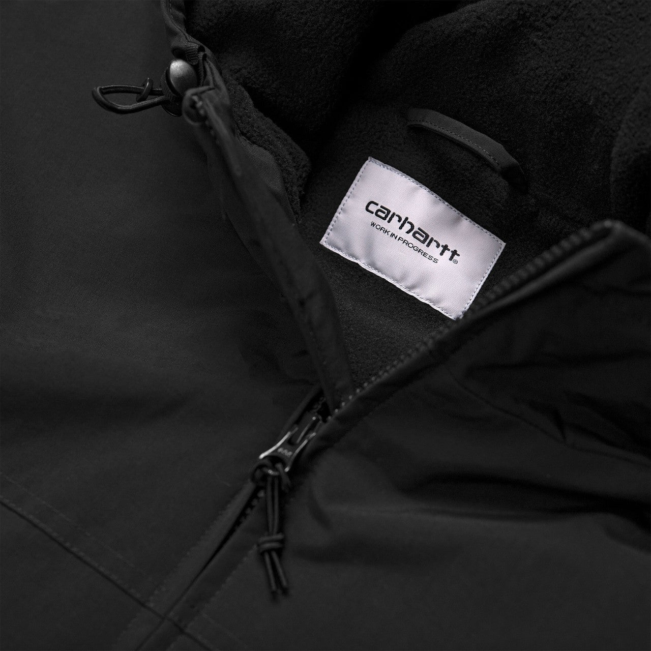 CARHARTT WIP HOODED SAIL JAS - BLACK/WHITE