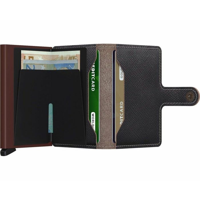 SECRID MINIWALLET PORTEMONNEE - SAFFIANO BROWN