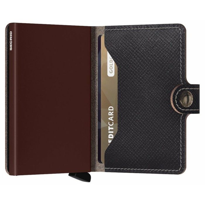 SECRID MINIWALLET PORTEMONNEE - SAFFIANO BROWN