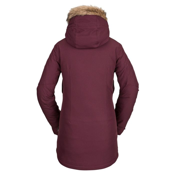 VOLCOM SHADOW INSULATED SKI/SNOWBOARD JACKET - MERLOT