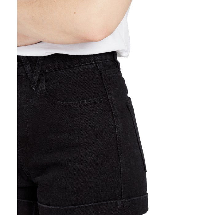 VOLCOM WEELLOW DENIM SHORT - BLACK