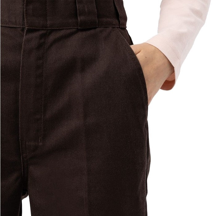 DICKIES ELIZAVILLE RECYCLED BROEK - DARK BROWN