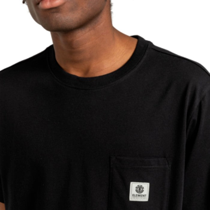 ELEMENT BASIC POCKET T-SHIRT – FLINT SCHWARZ