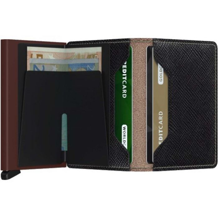 SECRID SLIMWALLET WALLET - SAFFIANO BROWN