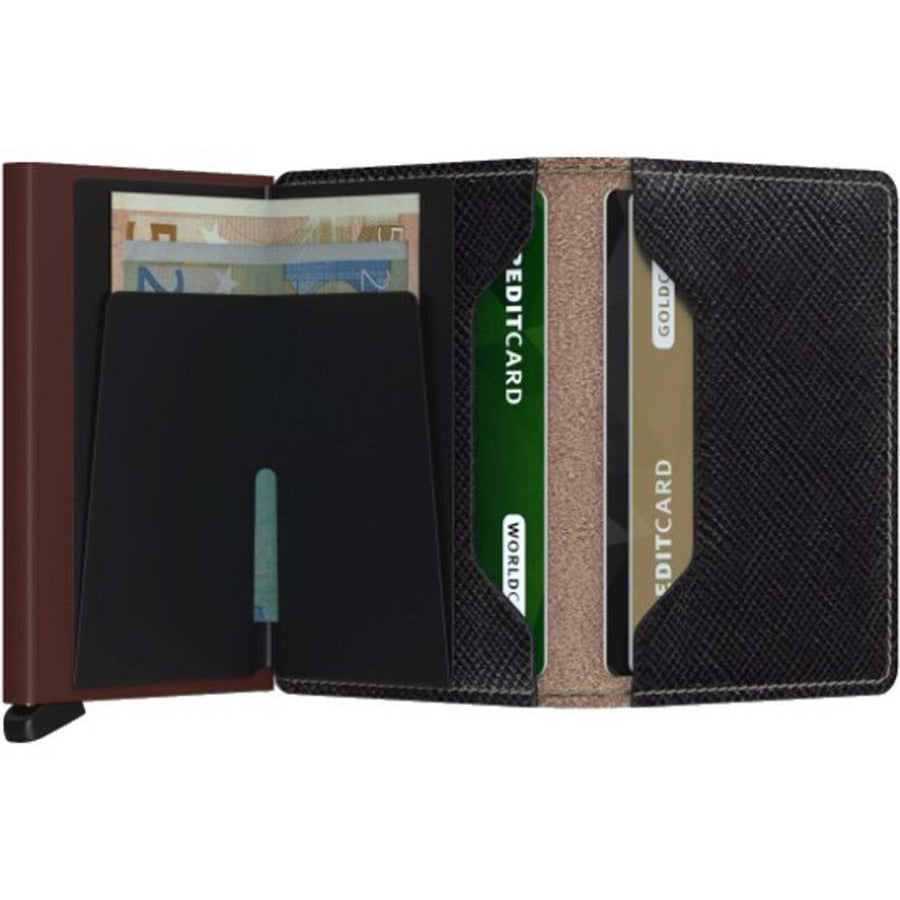 SECRID SLIMWALLET PORTEMONNEE - SAFFIANO BROWN