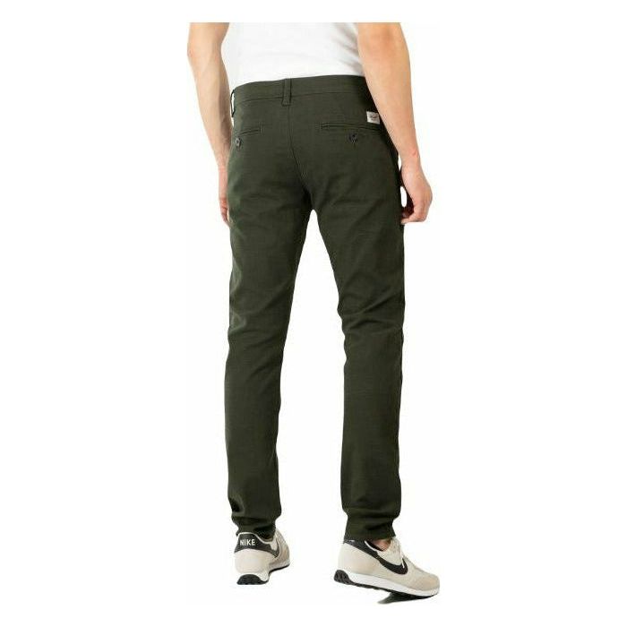 REELL SUPERIOR FLEX CHINO TROUSERS - DIAMOND OLIVE