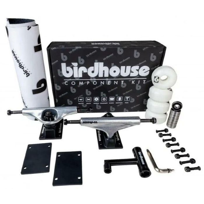 BIRDHOUSE COMPONENT KIT MONTAGE SET - SILVER/BLACK