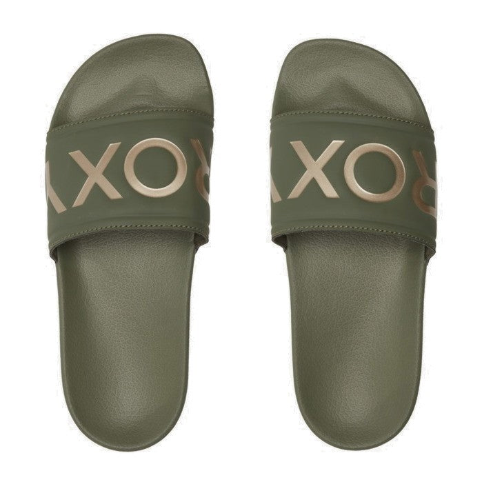 ROXY SLIPPY SLIPPERS – ARMEEGRÜN