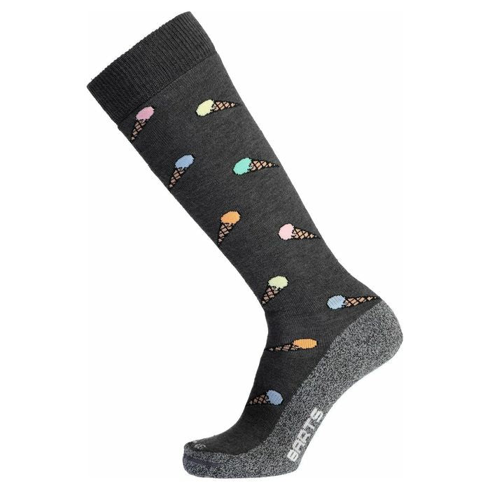 BARTS ICE CREAM WINTER SPORTS SOCKS - CHARCOAL