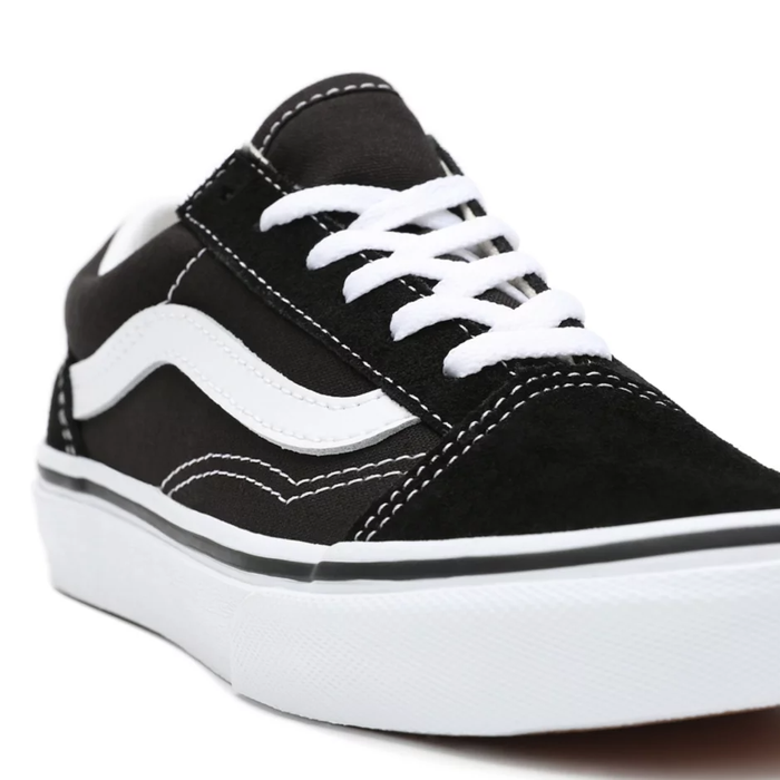 VANS OLD SKOOL KINDERSCHUHE (KINDER 4–8 JAHRE) – SCHWARZ/TRUE WHITE