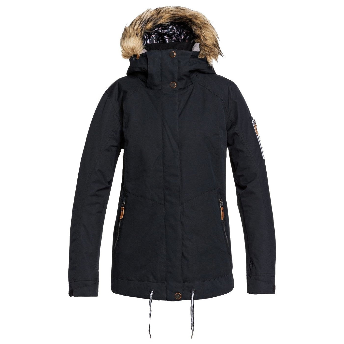 ROXY MEADE SKI/SNOWBOARD JACKET - TRUE BLACK